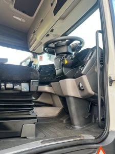 The interior of an Asda delivery van after professional cleaning