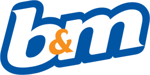 B&M logo featured on our website